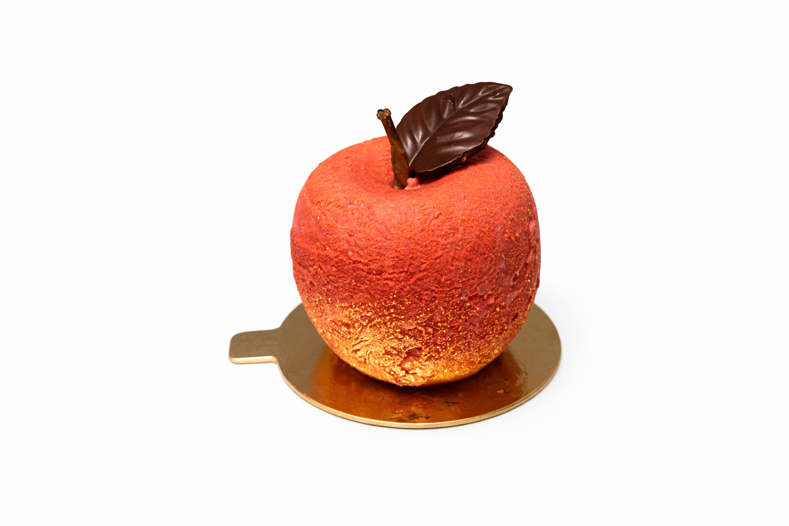 Pomme rouge trompe l’œil