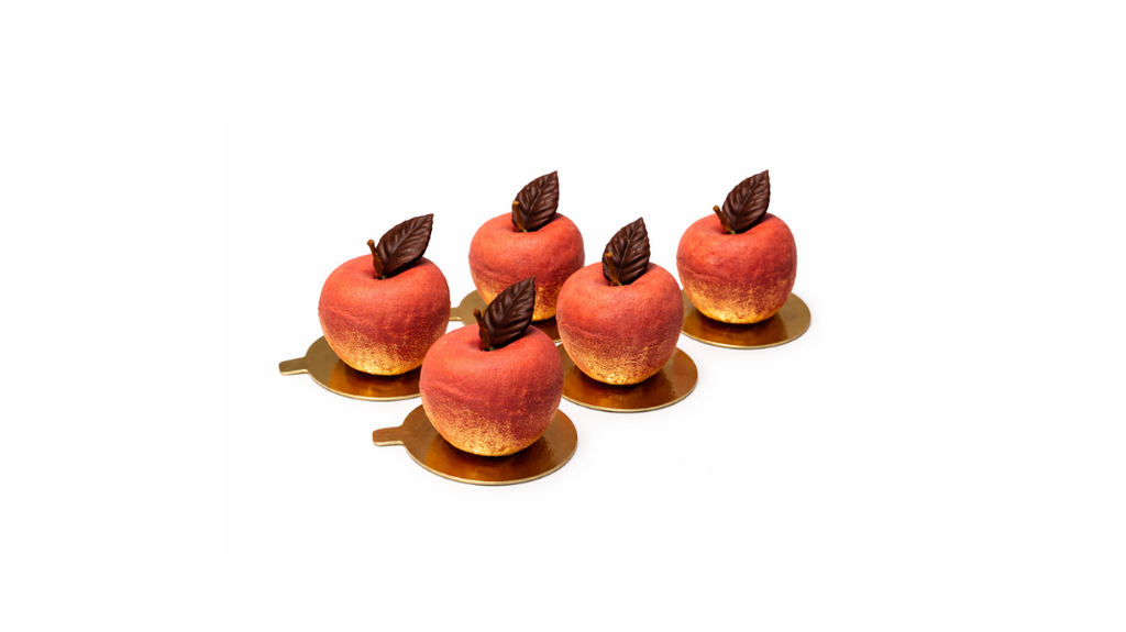 Pomme rouge trompe l’œil