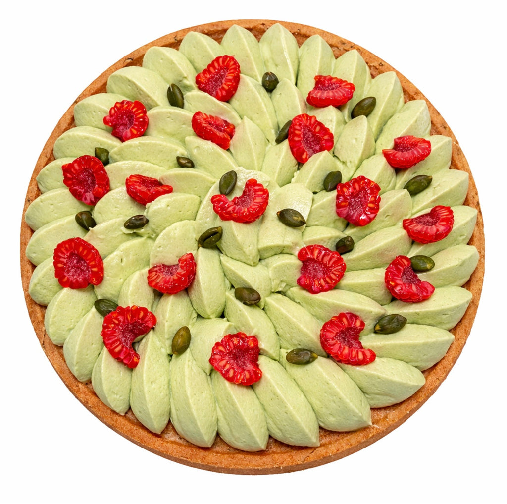 Tarte pistache/framboise